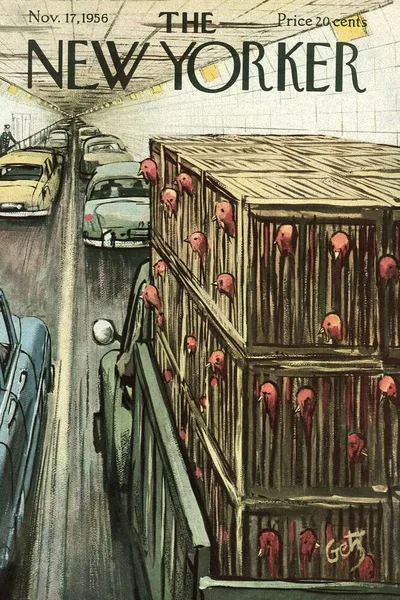 Постер с обложкой The New Yorker 17.11.1956