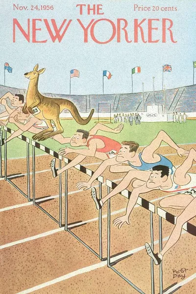 Постер с обложкой The New Yorker 24.11.1956