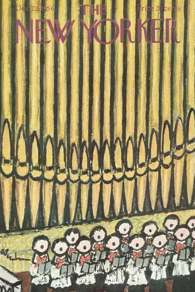 Постер с обложкой The New Yorker 22.12.1956