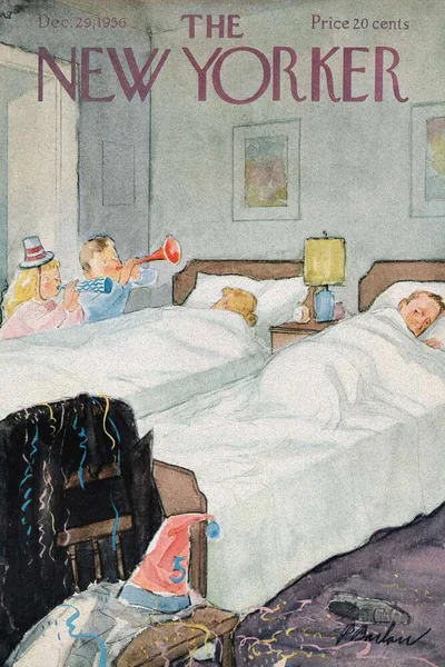 Постер с обложкой The New Yorker 29.12.1956