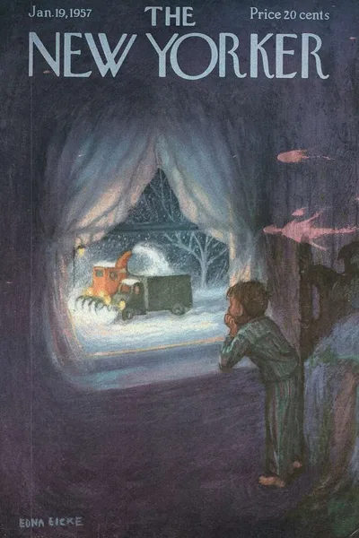 Постер с обложкой The New Yorker 19.01.1957
