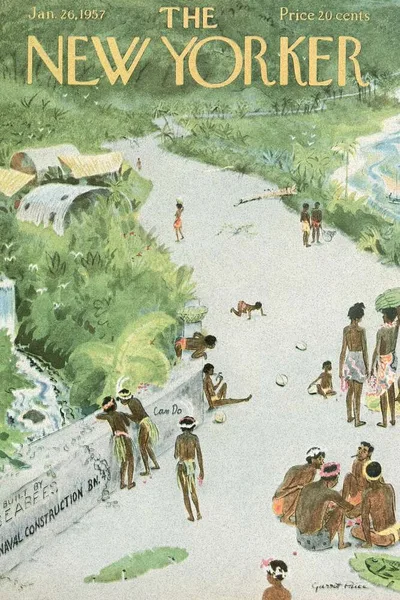 Постер с обложкой The New Yorker 26.01.1957
