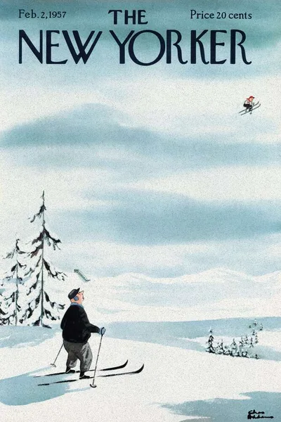 Постер с обложкой The New Yorker 02.02.1957
