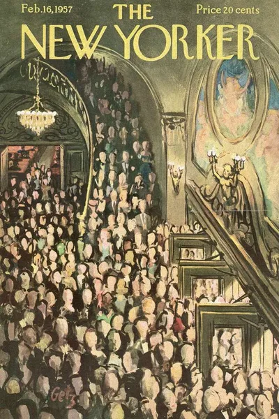 Постер с обложкой The New Yorker 16.02.1957