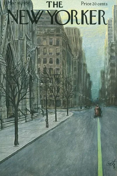Постер с обложкой The New Yorker 16.03.1957