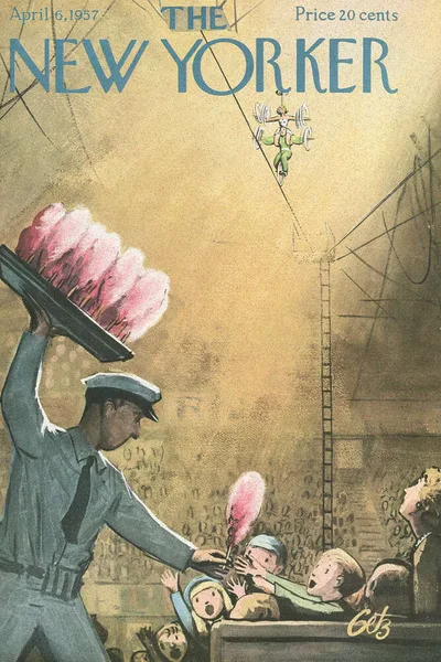 Постер с обложкой The New Yorker 06.04.1957