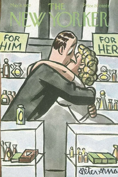 Постер с обложкой The New Yorker 04.05.1957
