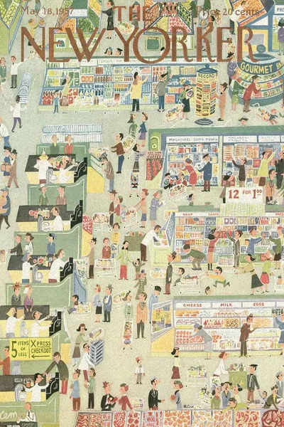 Постер с обложкой The New Yorker 18.05.1957