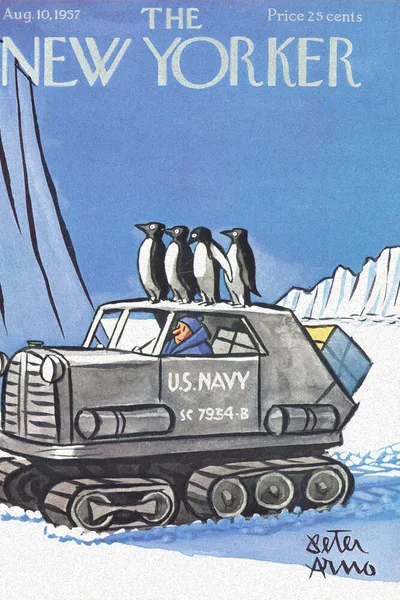 Постер с обложкой The New Yorker 10.08.1957