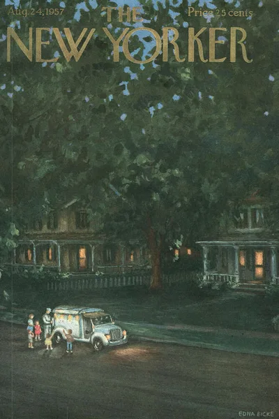 Постер с обложкой The New Yorker 24.08.1957