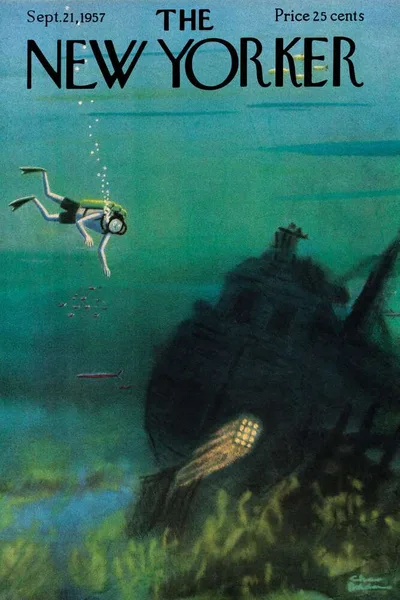 Постер с обложкой The New Yorker 21.09.1957