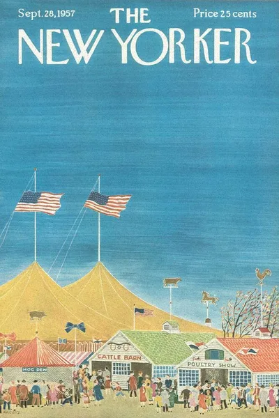 Постер с обложкой The New Yorker 28.09.1957