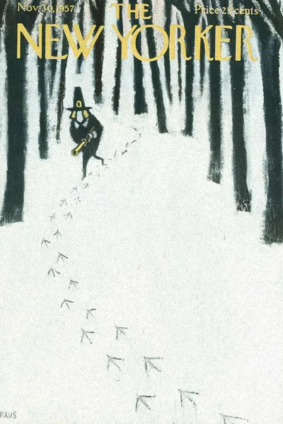 Постер с обложкой The New Yorker 30.11.1957