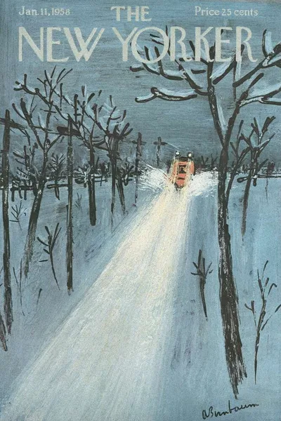 Постер с обложкой The New Yorker 11.01.1958