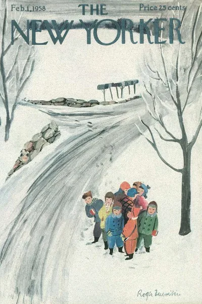 Постер с обложкой The New Yorker 01.02.1958