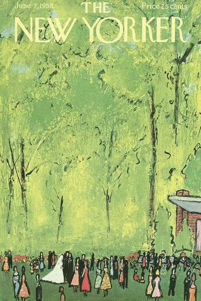 Постер с обложкой The New Yorker 07.06.1958