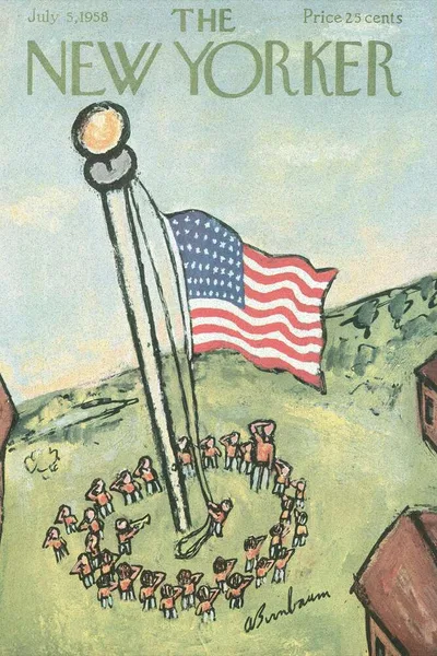 Постер с обложкой The New Yorker 05.07.1958