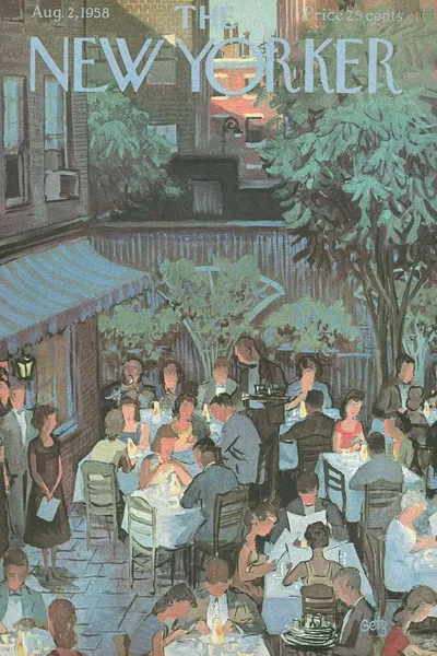 Постер с обложкой The New Yorker 02.08.1958