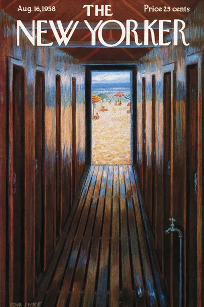 Постер с обложкой The New Yorker 16.08.1958