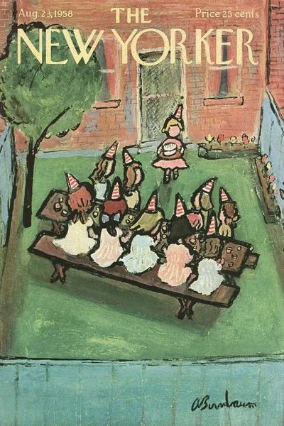 Постер с обложкой The New Yorker 23.08.1958