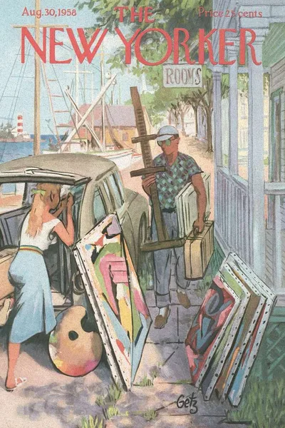 Постер с обложкой The New Yorker 30.08.1958