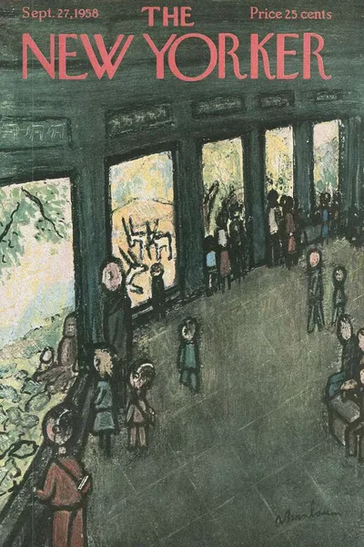 Постер с обложкой The New Yorker 27.09.1958