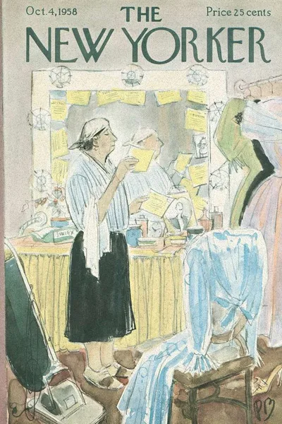 Постер с обложкой The New Yorker 04.10.1958