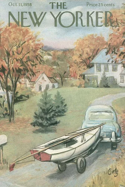 Постер с обложкой The New Yorker 11.10.1958