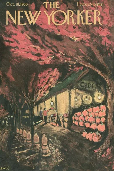 Постер с обложкой The New Yorker 18.10.1958