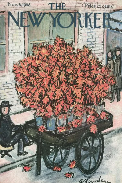 Постер с обложкой The New Yorker 08.11.1958