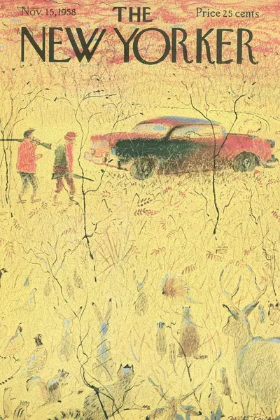 Постер с обложкой The New Yorker 15.11.1958