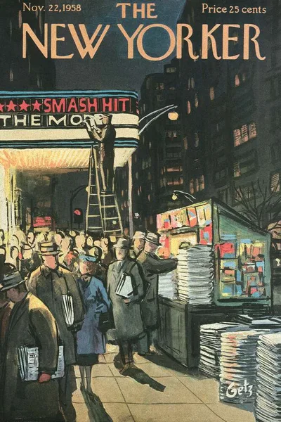 Постер с обложкой The New Yorker 22.11.1958