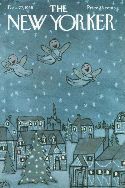 Постер с обложкой The New Yorker 27.12.1958