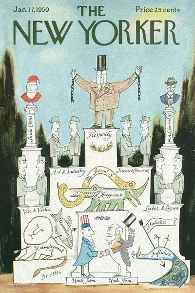 Постер с обложкой The New Yorker 17.01.1959