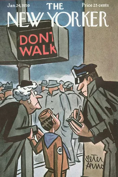 Постер с обложкой The New Yorker 24.01.1959