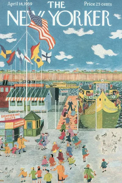 Постер с обложкой The New Yorker 18.04.1959