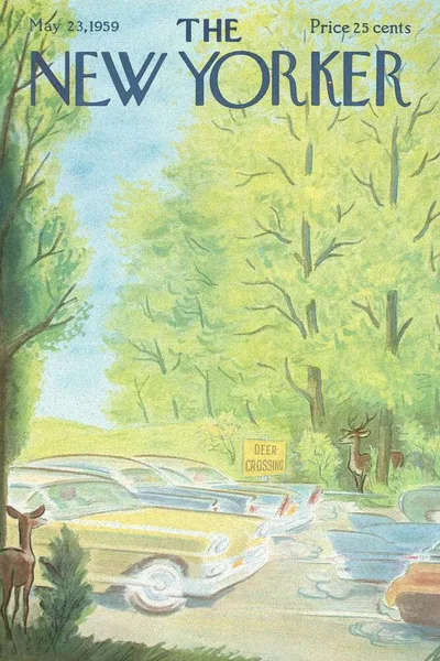 Постер с обложкой The New Yorker 23.05.1959
