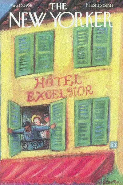 Постер с обложкой The New Yorker 15.08.1959