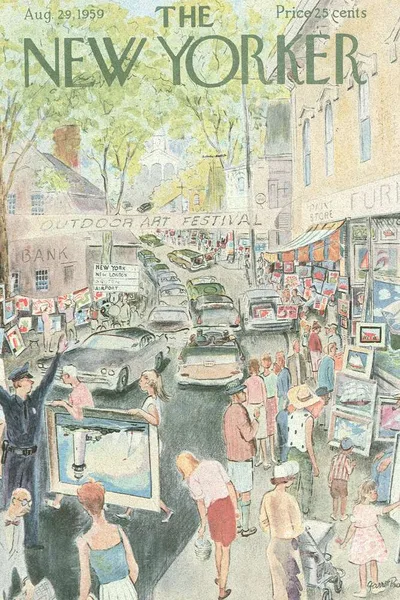 Постер с обложкой The New Yorker 29.08.1959