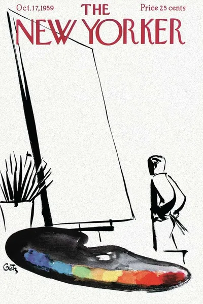 Постер с обложкой The New Yorker 17.10.1959