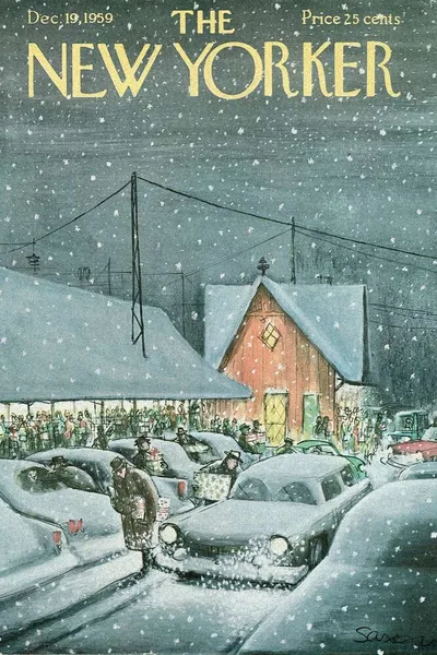 Постер с обложкой The New Yorker 19.12.1959