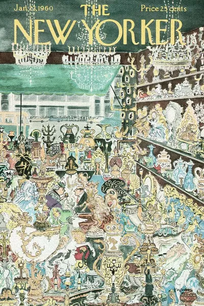 Постер с обложкой The New Yorker 23.01.1960