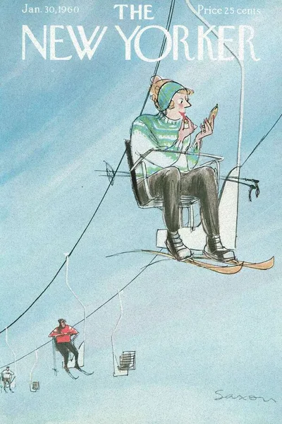 Постер с обложкой The New Yorker 30.01.1960