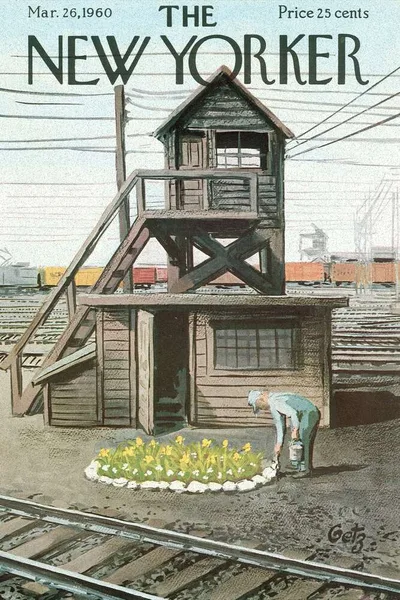 Постер с обложкой The New Yorker 26.03.1960
