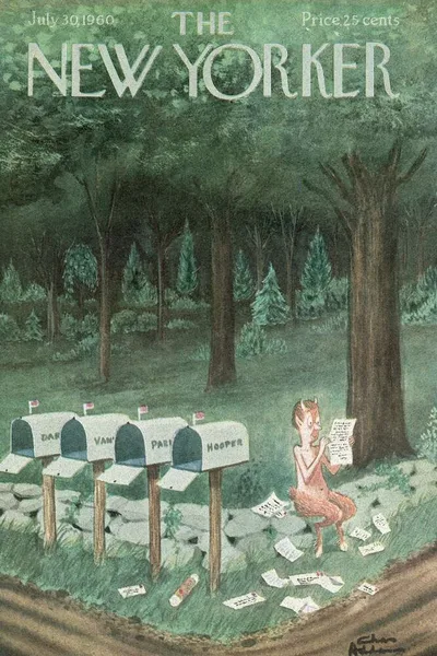 Постер с обложкой The New Yorker 30.07.1960