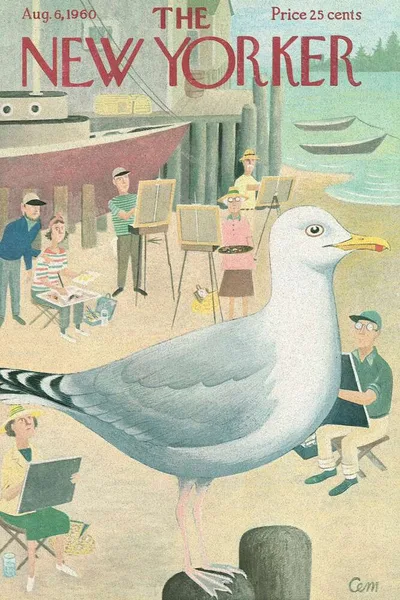 Постер с обложкой The New Yorker 06.08.1960