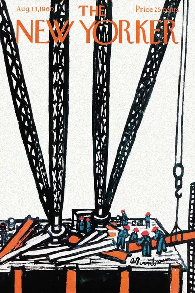 Постер с обложкой The New Yorker 13.08.1960