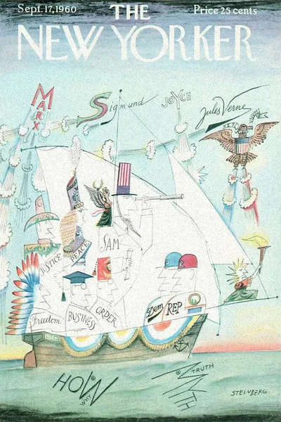 Постер с обложкой The New Yorker 17.09.1960