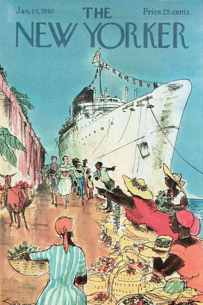 Постер с обложкой The New Yorker 14.01.1961