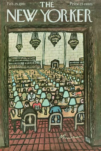 Постер с обложкой The New Yorker 25.02.1961